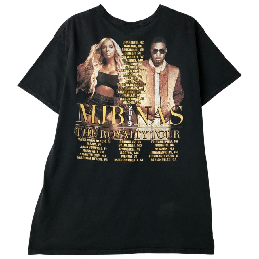 古着 MARY.J.BLIGE メアリージェイブライジ NAS ナズ ラップTシャツ