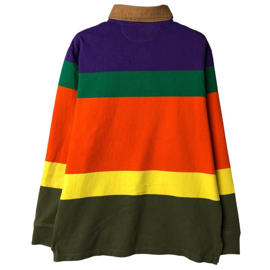 古着 ラルフローレン Ralph Lauren POLO by ボーダー柄 長袖 ラガー