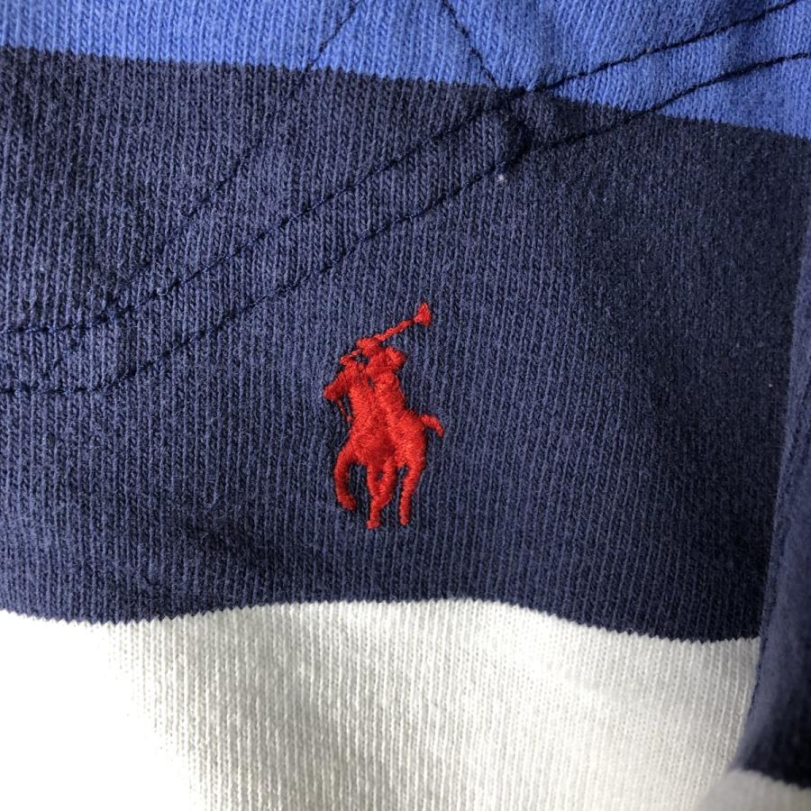 古着 ラルフローレン Ralph Lauren POLO by CUSTOM FIT ボーダー柄