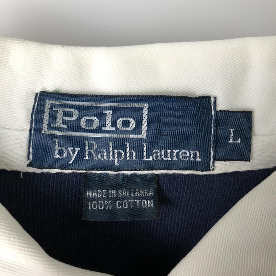古着 ラルフローレン Ralph Lauren POLO by ボーダー柄 長袖 ラガー