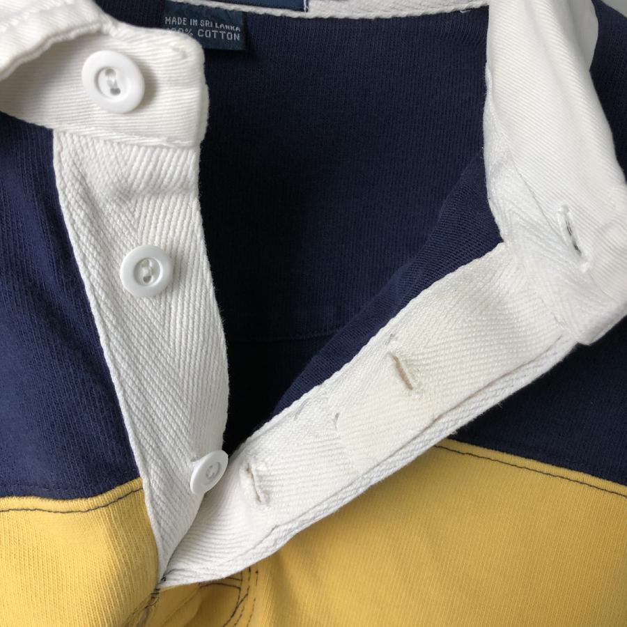 古着 ラルフローレン Ralph Lauren POLO by ボーダー柄 長袖 ラガー