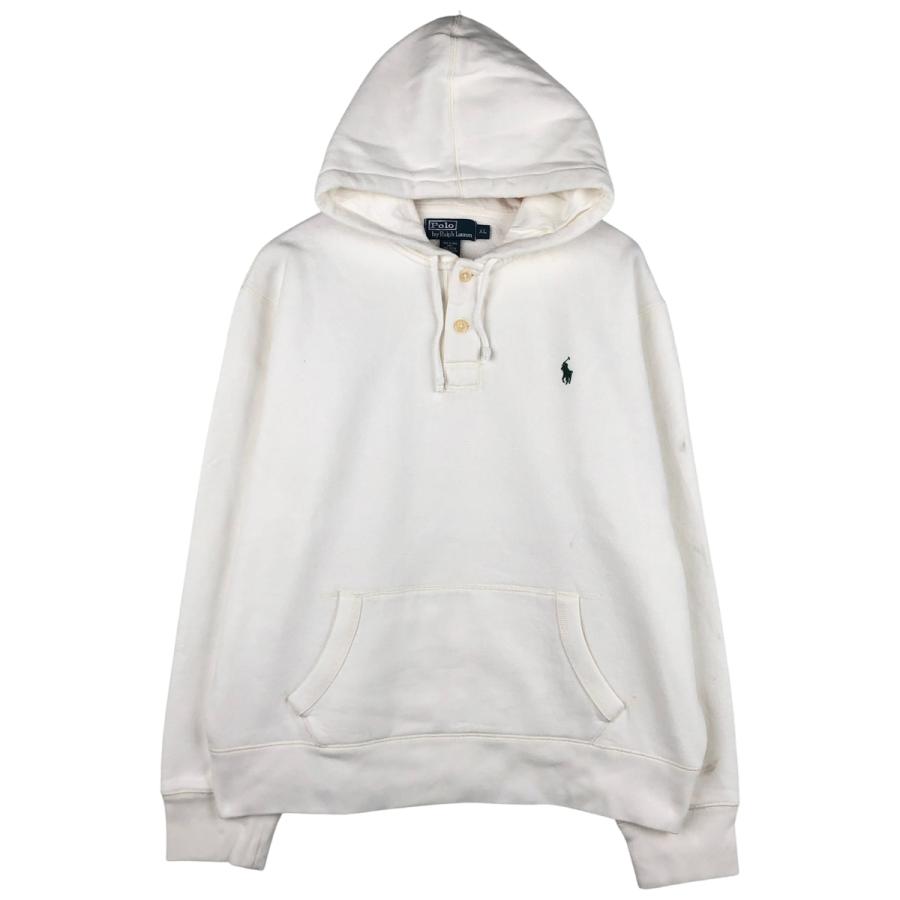 古着 ラルフローレン Ralph Lauren POLO by スウェットハーフボタン