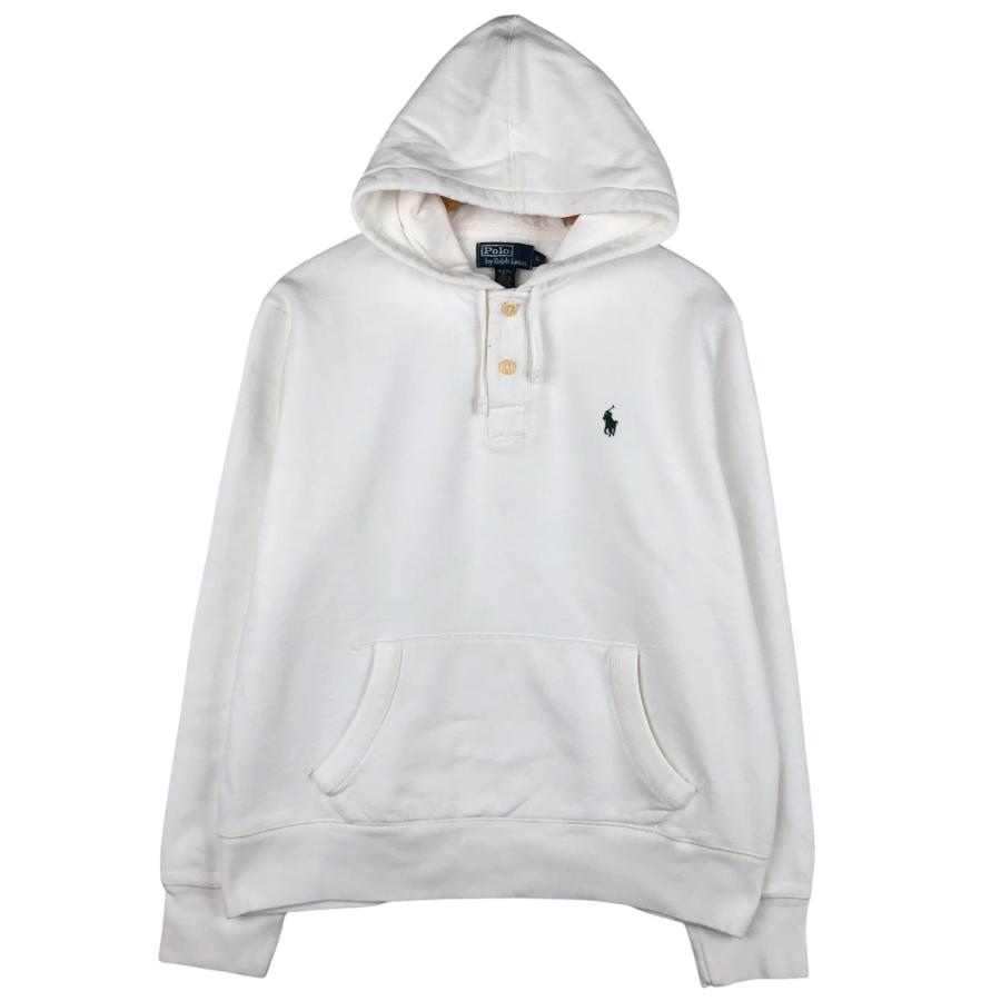 古着 ラルフローレン Ralph Lauren POLO by スウェットハーフボタン