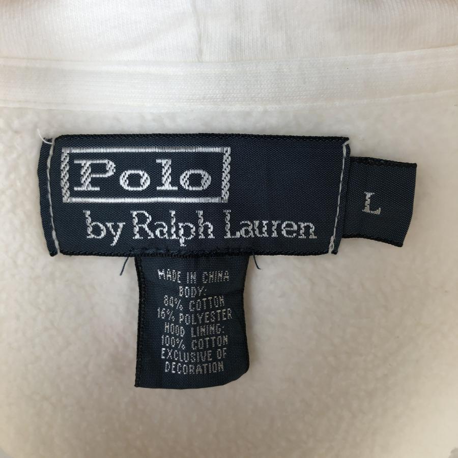 古着 ラルフローレン Ralph Lauren POLO by スウェットハーフボタン