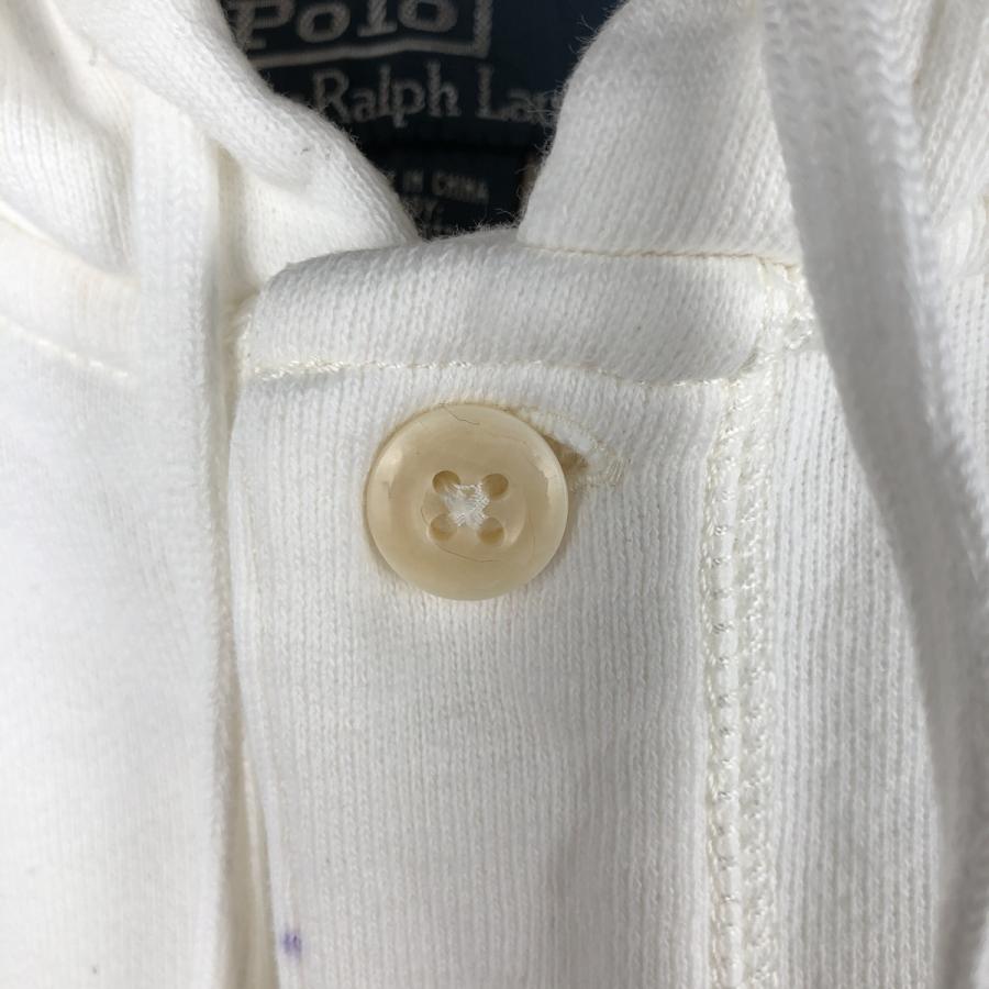 古着 ラルフローレン Ralph Lauren POLO by スウェットハーフボタン