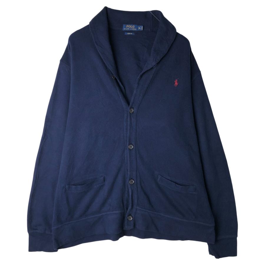 古着 ラルフローレン Ralph Lauren POLO RALPH LAUREN ショールカラー コットンニットカーディガン メンズXL相当/eaa607647 古着 ラルフローレン Ralph Lauren POLO RALPH LAUREN ショールカラー