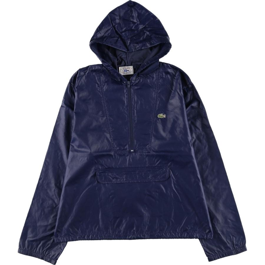 IS481 70sUSA製古着アイゾッドラコステハーフジップアノラックパーカー LACOSTE（ラコステ） 古着 70~80年代 LACOSTE IZOD アノラックパーカー