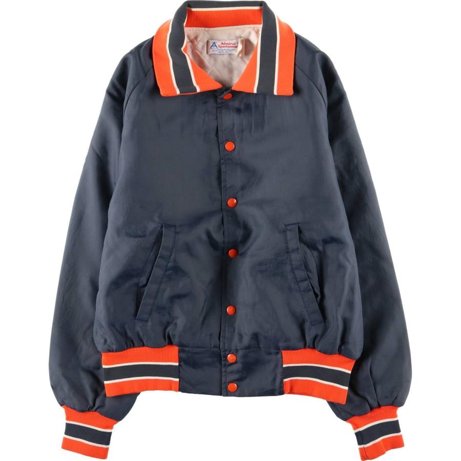 古着 70年代~ Admiral Sportswear 中綿入り 襟付き スタジャン アワードジャケット バーシティジャケット USA製 メンズM相当/eaa607744 古着 70年代~ Admiral Sportswear 中綿入り 襟付き スタジャン