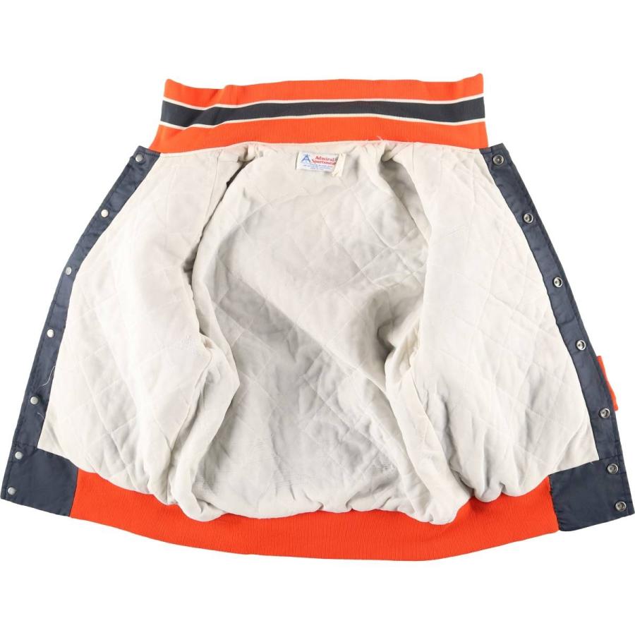古着 70年代~ Admiral Sportswear 中綿入り 襟付き スタジャン アワードジャケット バーシティジャケット USA製 メンズM相当/eaa607744 古着 70年代~ Admiral Sportswear 中綿入り 襟付き スタジャン