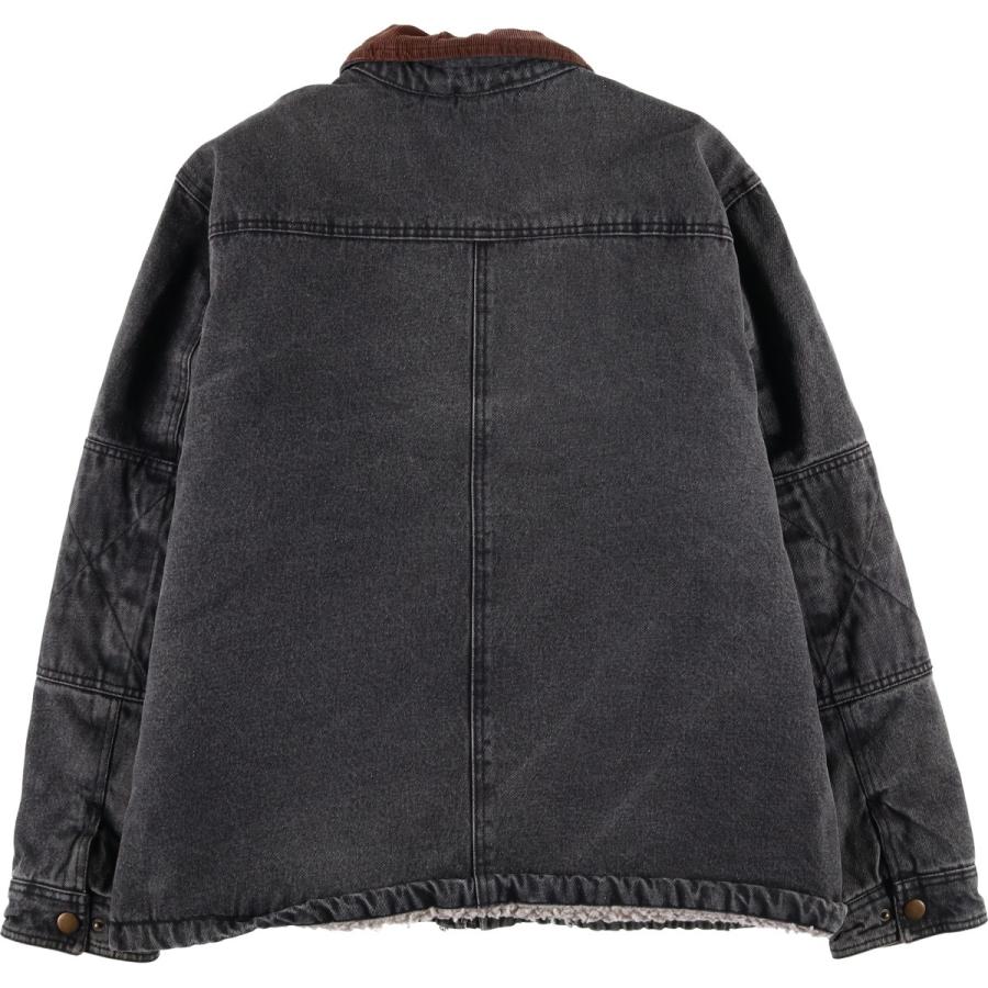 Wrangler（ラングラー） 古着 中綿入り ブラックデニムボアジャケット