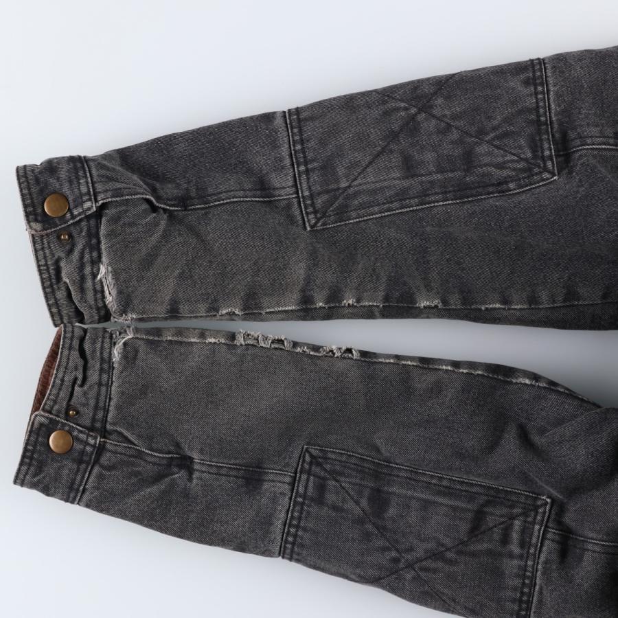 Wrangler（ラングラー） 古着 中綿入り ブラックデニムボアジャケット