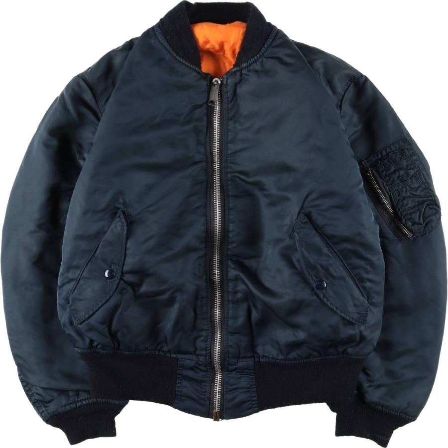 古着 80年代 民間品 アルファ ALPHA MA-1タイプ 中綿入り ミリタリー