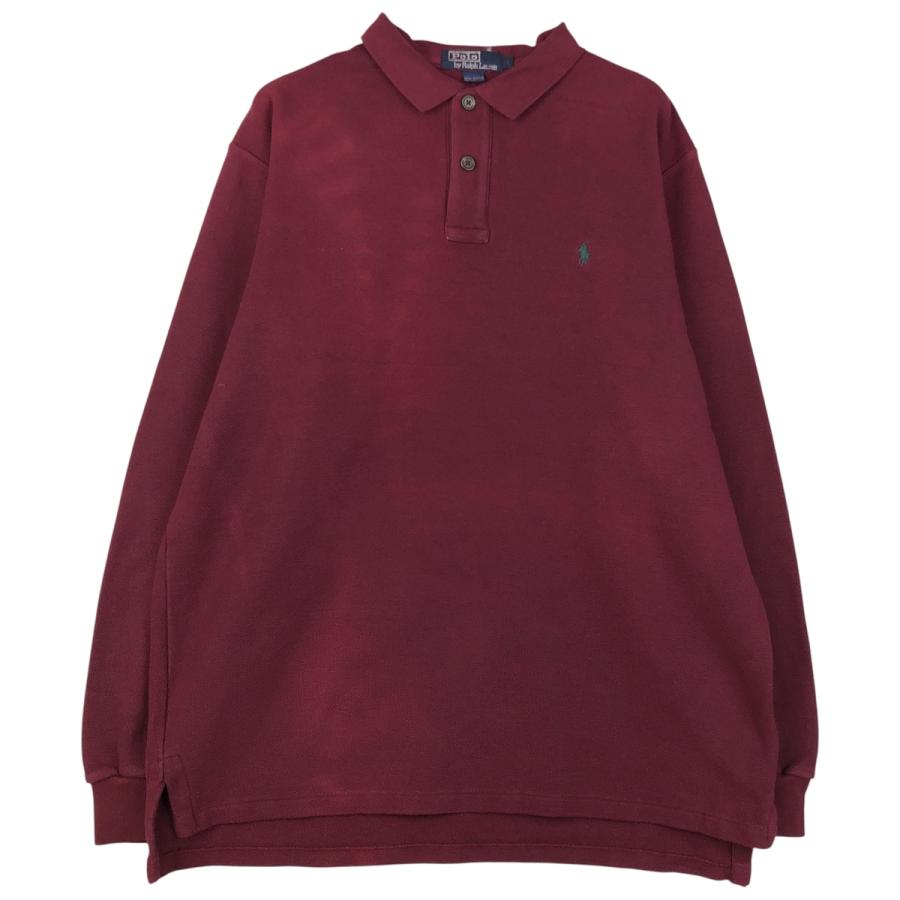 古着 ラルフローレン Ralph Lauren POLO by Ralph Lauren 長袖 ポロシャツ USA製 メンズXL相当/eaa607814 古着 ラルフローレン Ralph Lauren POLO by 長袖 ポロシャツ USA製
