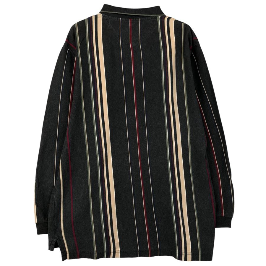 古着 ラルフローレン Ralph Lauren CHAPS チャップス 長袖 ストライプ