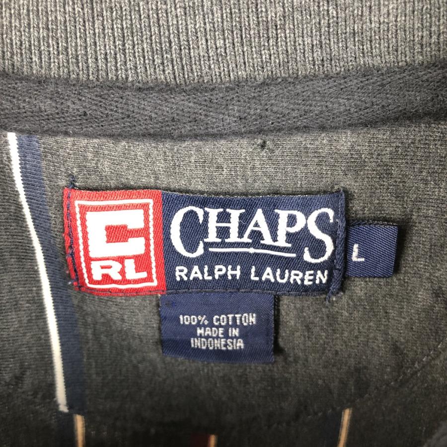 古着 ラルフローレン Ralph Lauren CHAPS チャップス 長袖 ストライプ