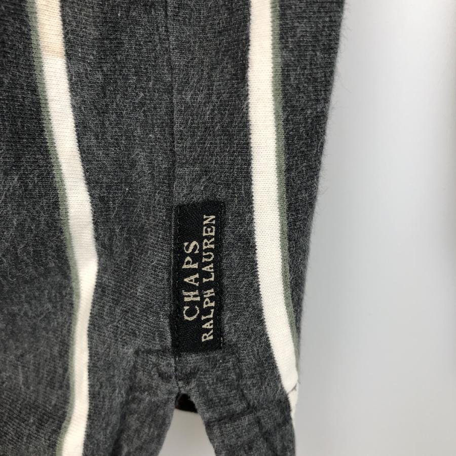 古着 ラルフローレン Ralph Lauren CHAPS チャップス 長袖 ストライプ
