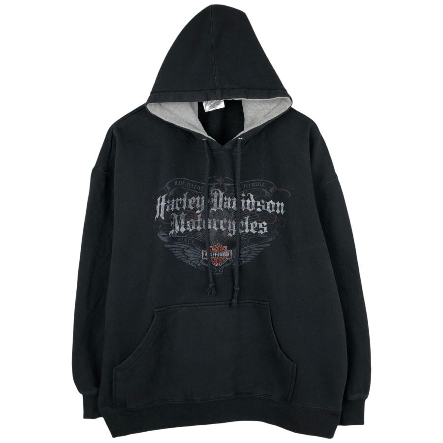 古着 00年代 ハーレーダビッドソン Harley-Davidson アドバタイジング スウェットプルオーバーパーカー メンズXL相当/eaa607870 古着 00年代 ハーレーダビッドソン Harley-Davidson アドバタイジング