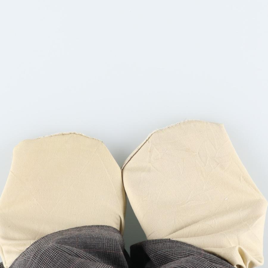 古着 80~90年代 グレンチェック ツータック スラックスパンツ メンズ