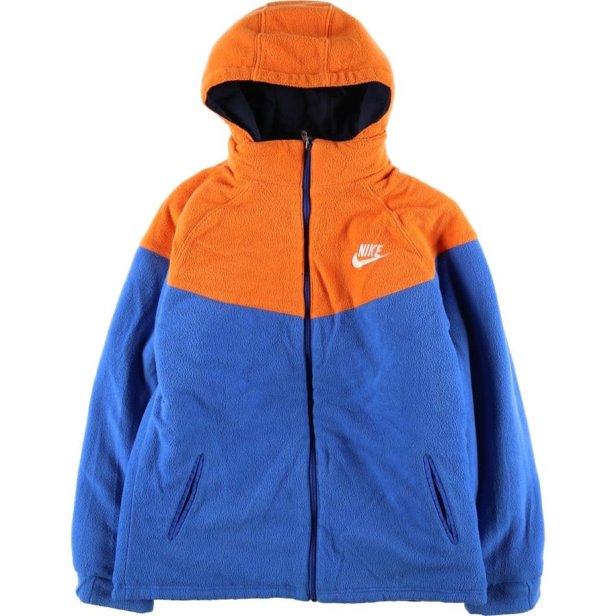 NIKE（ナイキ） 古着 00年代 リバーシブル 切替 中綿パーカー パファー
