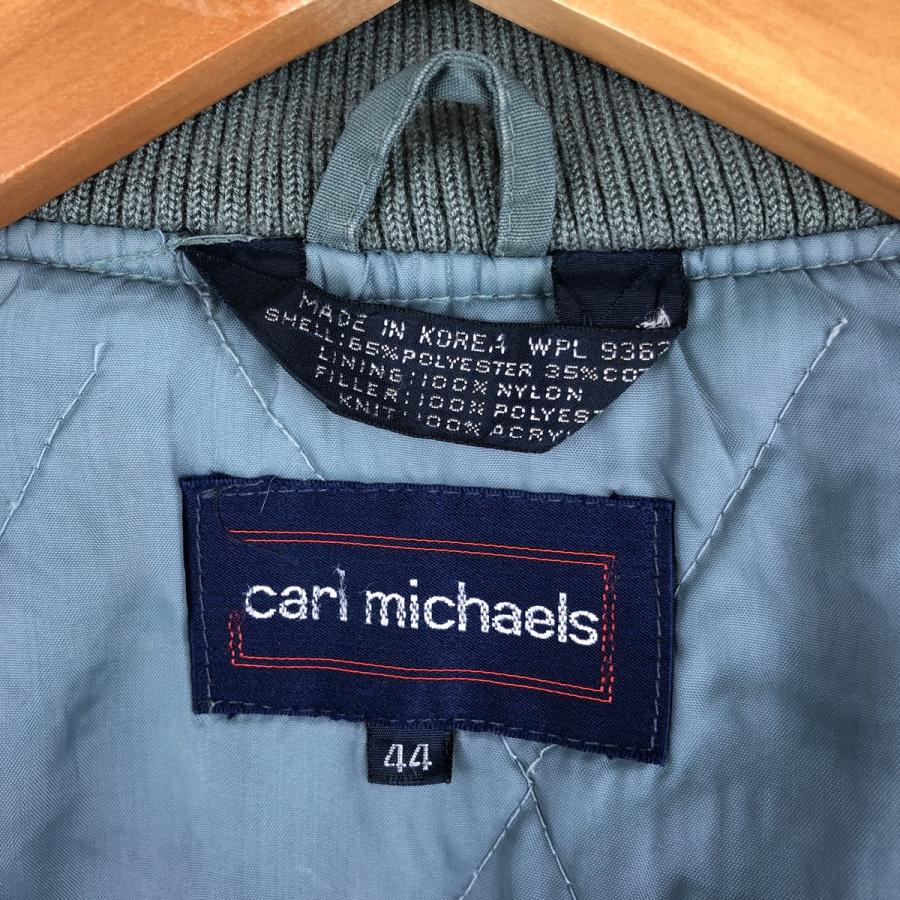 古着 carl michaels 中綿入り ダービージャケット カップショルダー