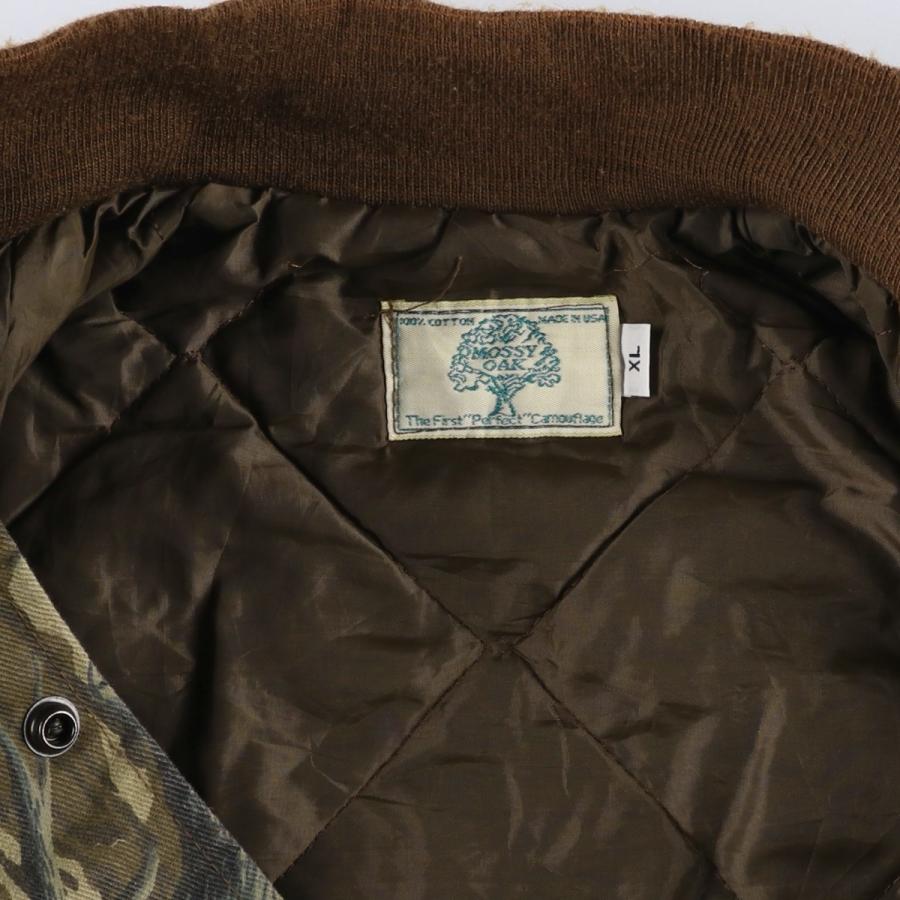 古着 80年代 MOSSY OAK 迷彩柄 リアルツリーカモ 中綿ジャケット