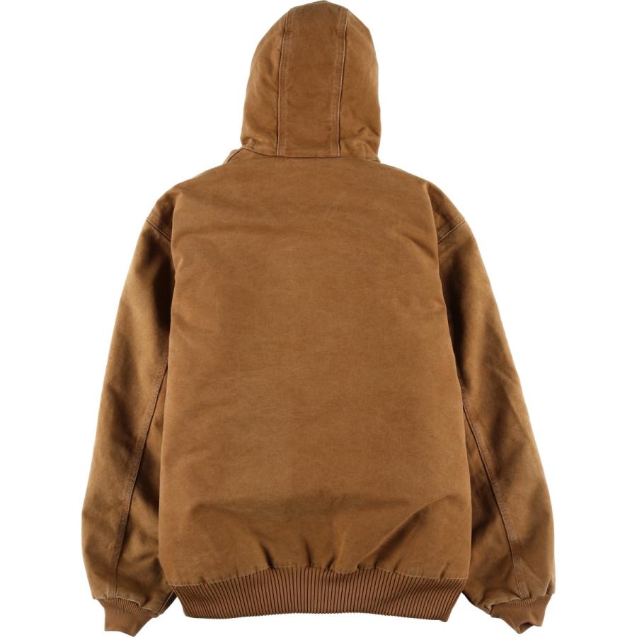古着 カーハート Carhartt 中綿入り アクティブジャケット ダックフルジップパーカー メンズXL相当/eaa607935 Carhartt（カーハート） 古着 中綿入り アクティブジャケット ダック