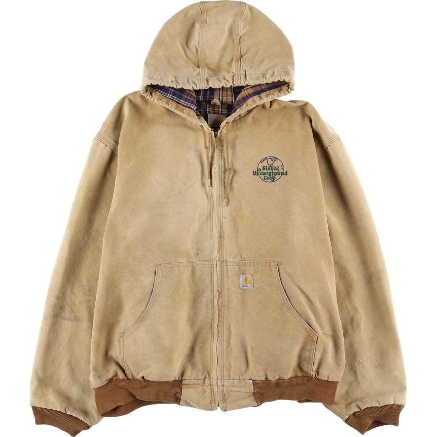 Carhartt（カーハート） 古着 アクティブジャケット ダックフルジップ