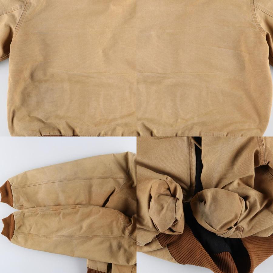 古着 カーハート Carhartt アクティブジャケット 中綿入り ダックフルジップパーカー メンズXL相当/eaa607953 Carhartt（カーハート） 古着 アクティブジャケット 中綿入り ダック