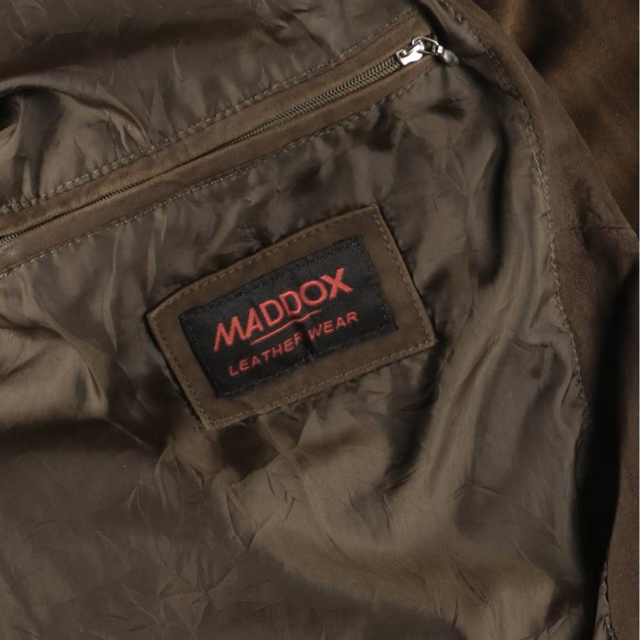 古着 MADDOX バルスタージャケット スエードレザーブルゾン メンズL
