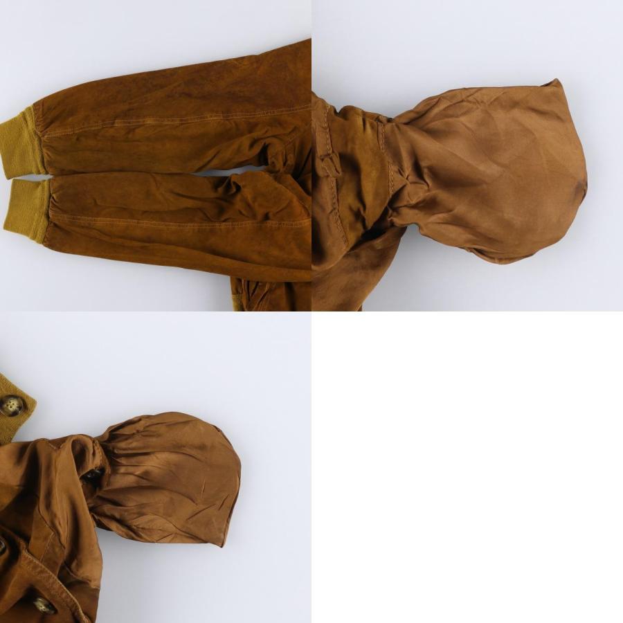 古着 バルスタージャケット スエードレザーブルゾン イタリア製 メンズ