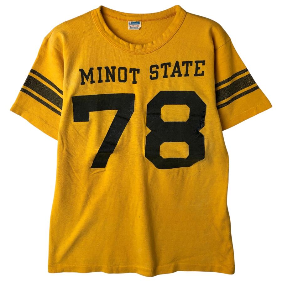 ヴィンテージ チャンピオン　バータグ　Tシャツ Champion（チャンピオン） 古着 70年代 バータグ スポーツプリントT