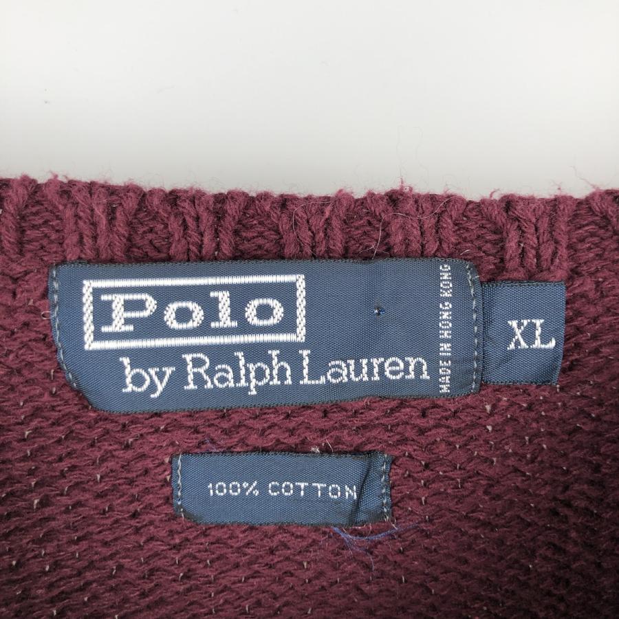 古着 ラルフローレン Ralph Lauren POLO by コットンニットセーター