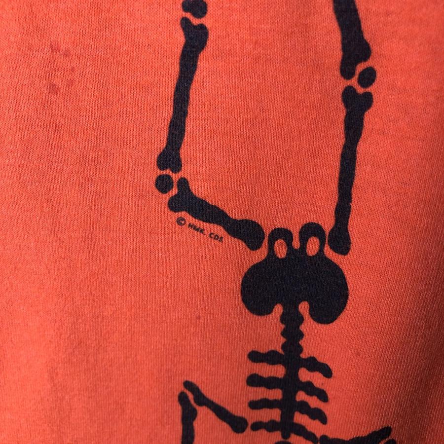 古着 ~90年代 ドクロ柄 スカル柄 プリントTシャツ USA製 メンズXL相当