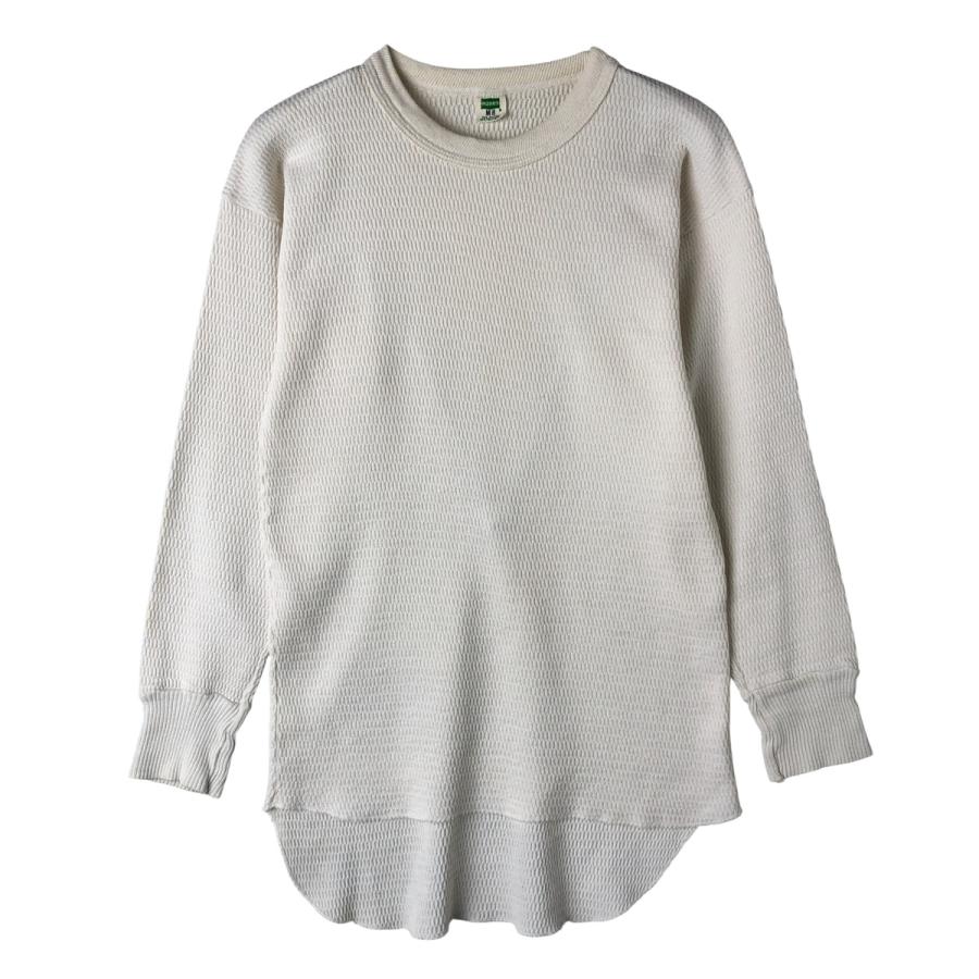 Hanes サーマル L ロンT 肌着 70S 黄色 古着 ヴィンテージ Hanes