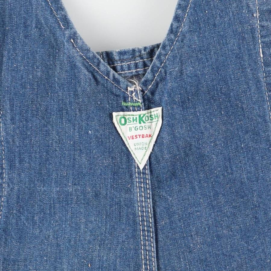 OSHKOSH（オシュコシュ） 古着 70年代 デニムオーバーオール メンズw39