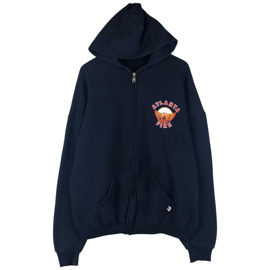 古着 90年代 ラッセル Russell ATHLETIC スウェットフルジップパーカー