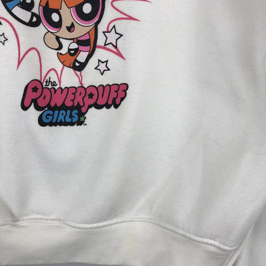 古着 THE POWERPUFF GIRLS パワーパフガールズ キャラクタースウェットシャツ トレーナー レディースM相当/eaa608261 古着 THE POWERPUFF GIRLS パワーパフガールズ キャラクタースウェット