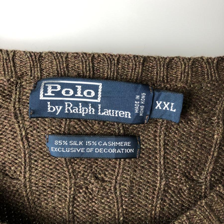 古着 ラルフローレン Ralph Lauren Polo by カシミア混 シルクニット