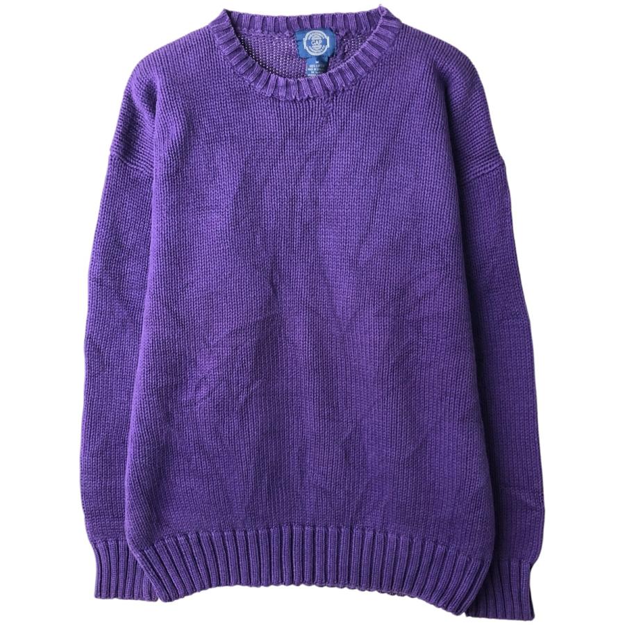 古着 80~90年代 ギャップ GAP オールドギャップ コットンニットセーター スリランカ製 メンズM相当 ヴィンテージ/eaa608346 GAP（ギャップ） 古着 80~90年代 オールドギャップ コットンニット