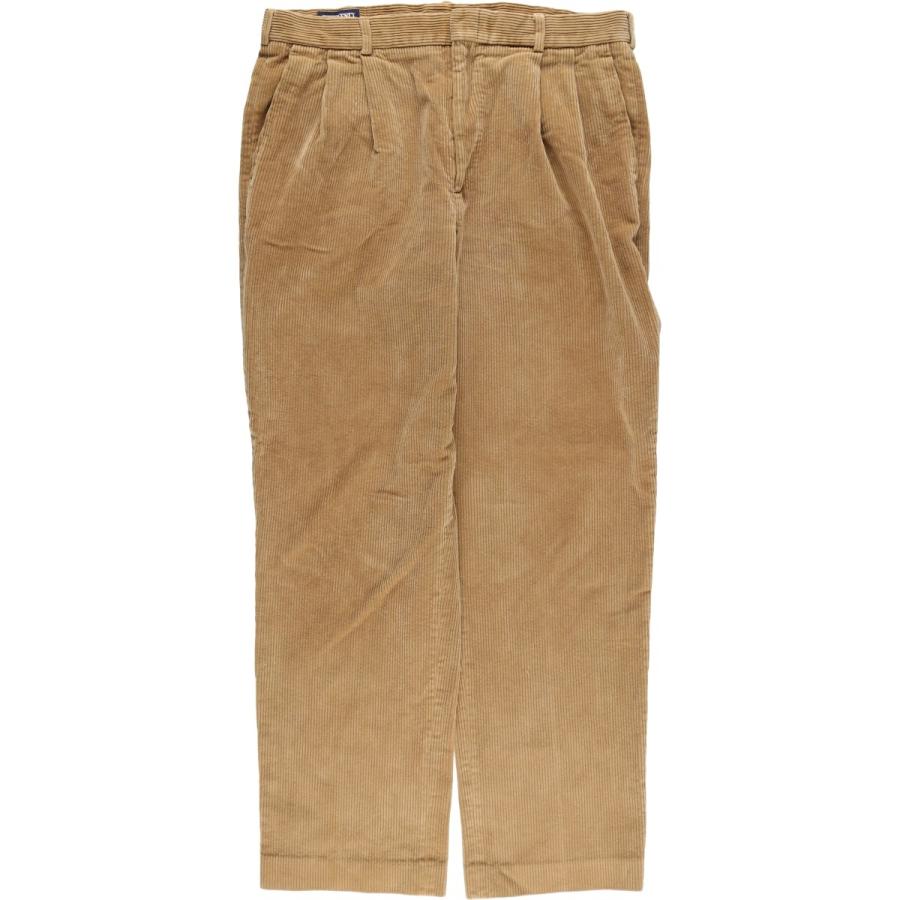 古着 ~00年代 ランズエンド LANDS'END ツータック 太畝 コーデュロイ