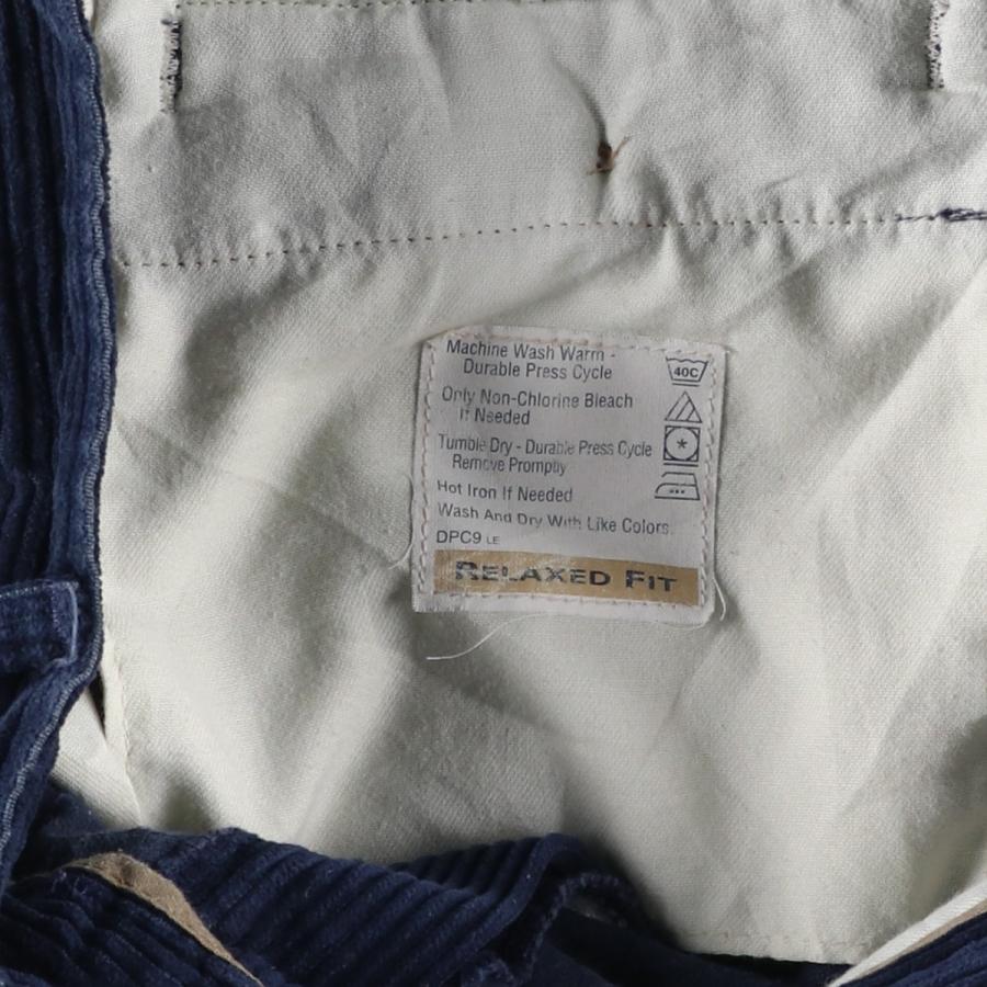 古着 ドッカーズ DOCKERS khakis 太畝 ツータック コーデュロイパンツ