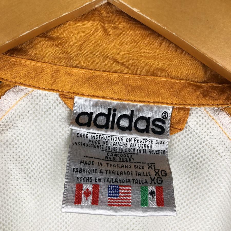 adidas（アディダス） 古着 80~90年代 adidas 3本ライン ナイロン