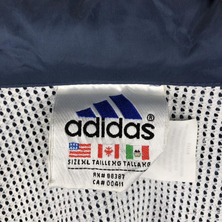 adidas（アディダス） 古着 90~00年代 adidas 3本ライン ナイロン