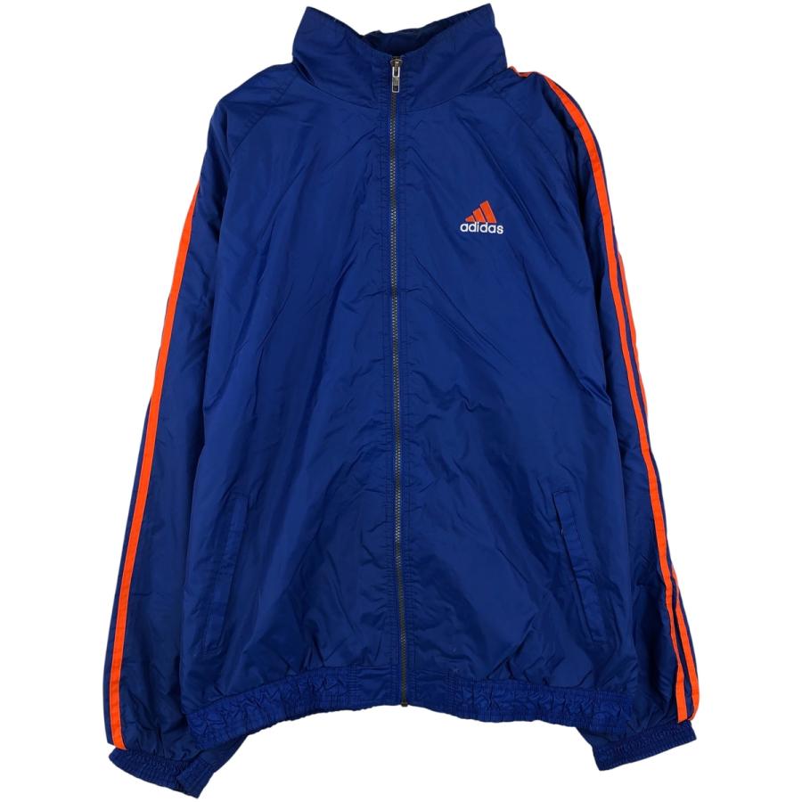 古着 90~00年代 アディダス  3本ライン ナイロンジャケット メンズXL相当/eaa608583 adidas（アディダス） 古着 90~00年代 adidas 3本ライン ナイロン