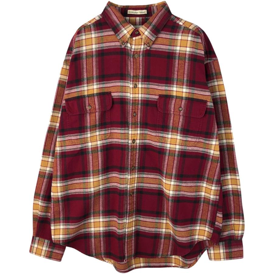 Eddie Bauer（エディーバウアー） 古着 長袖 ボタンダウン ライトネル