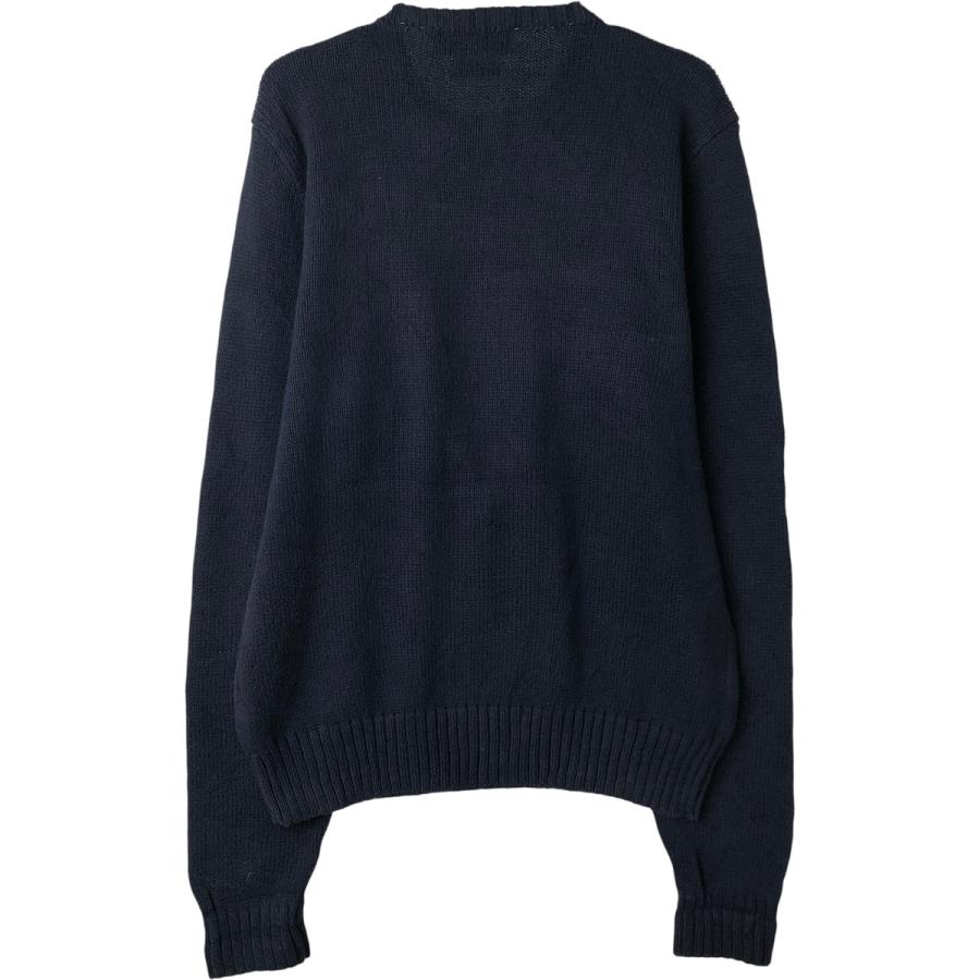 美品 現行 ポロ ラルフローレン ピマコットン ニット セーター グレー M 古着 ラルフローレン Ralph Lauren POLO by ピマコットンニット