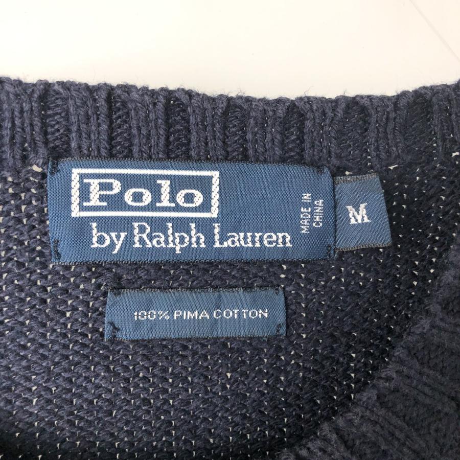 古着 ラルフローレン Ralph Lauren POLO by ピマコットンニット