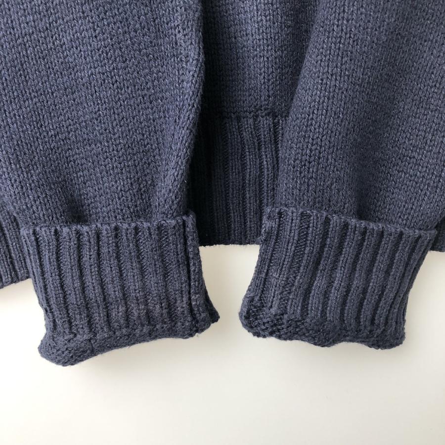 美品 現行 ポロ ラルフローレン ピマコットン ニット セーター グレー M 古着 ラルフローレン Ralph Lauren POLO by ピマコットンニット