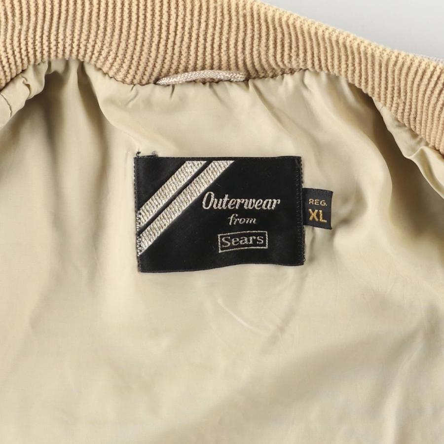 古着 80年代 シアーズ Sears コーデュロイ ダービージャケット カップ