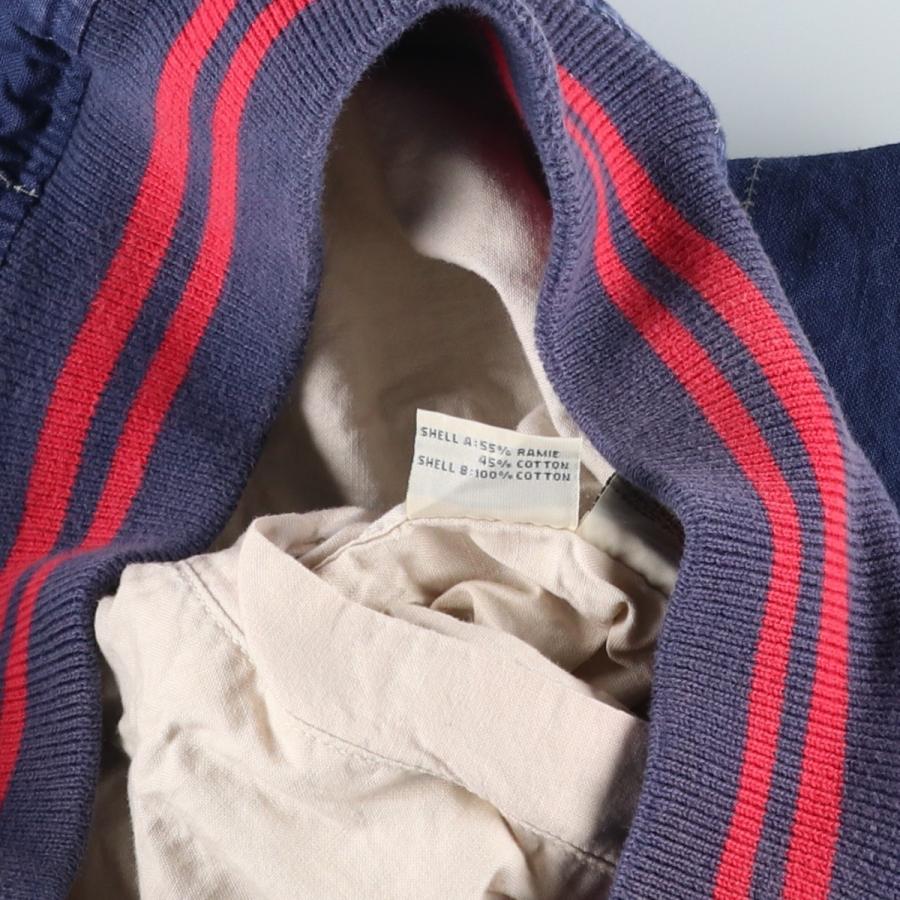 古着 90年代 MIRAGE MLB クリーブランドインディアンス ストライプ柄